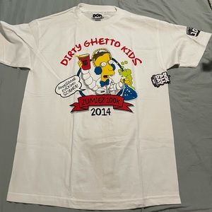 DGK x Simpsons x Zumiez collab shirt